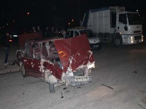 Kaza yaptı, polisten kaçmaya çalıştı