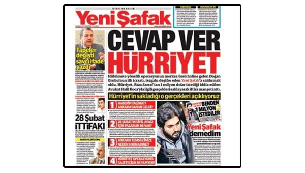 Yeni Şafaka yapılan komplo çöktü!