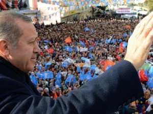 Mitingde Erdoğanı duygulandıran an
