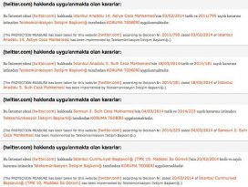 Twittera erişim engellendi