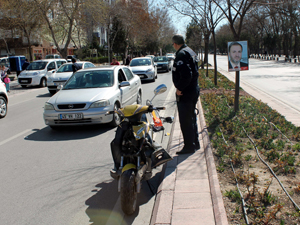 Konyada motosiklet kazası: 2 yaralı