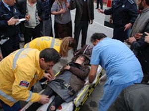 Akşehir de trafik kazası, 1 yaralı
