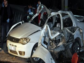 Seyir halindeki otomobil patladı: 1 ölü!