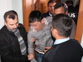 Kendini kilitlediği evde suçüstü yakalandı