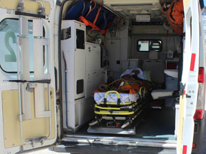 Alzheimer hastası oyunu ambulansta kullandı