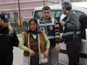 Hırsız şüphelisinin dişleri de altından