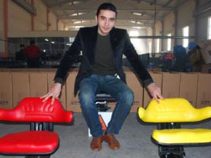 Konya dünya markalarına koltuk üretiyor