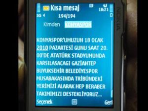 Konyaspor 100 bin sms ile taraftar bekliyor