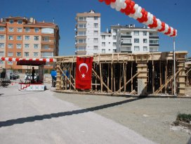 Yavuz Sultan Selim camisini temeli dualarla atıldı