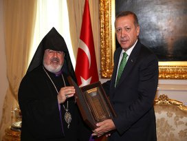 Erdoğan Patrik Vekili Ateşyanı kabul etti