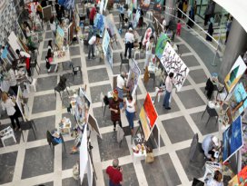 28 ülkeden 50 ressam SOMAyı resmetti
