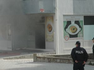 Gaz kaçağı künefeciyi yaktı