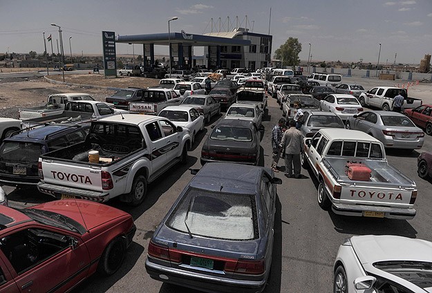 Erbil çevresinde akaryakıt krizi