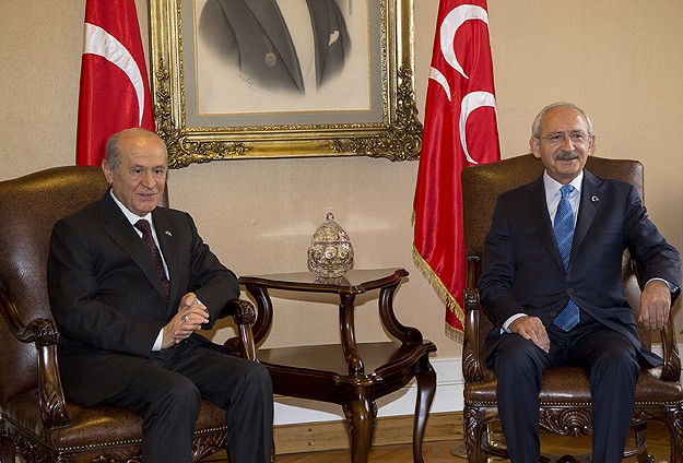 Kılıçdaroğlu ile Bahçeli görüşmesi başladı