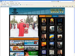 Beş dilde web tv yayını