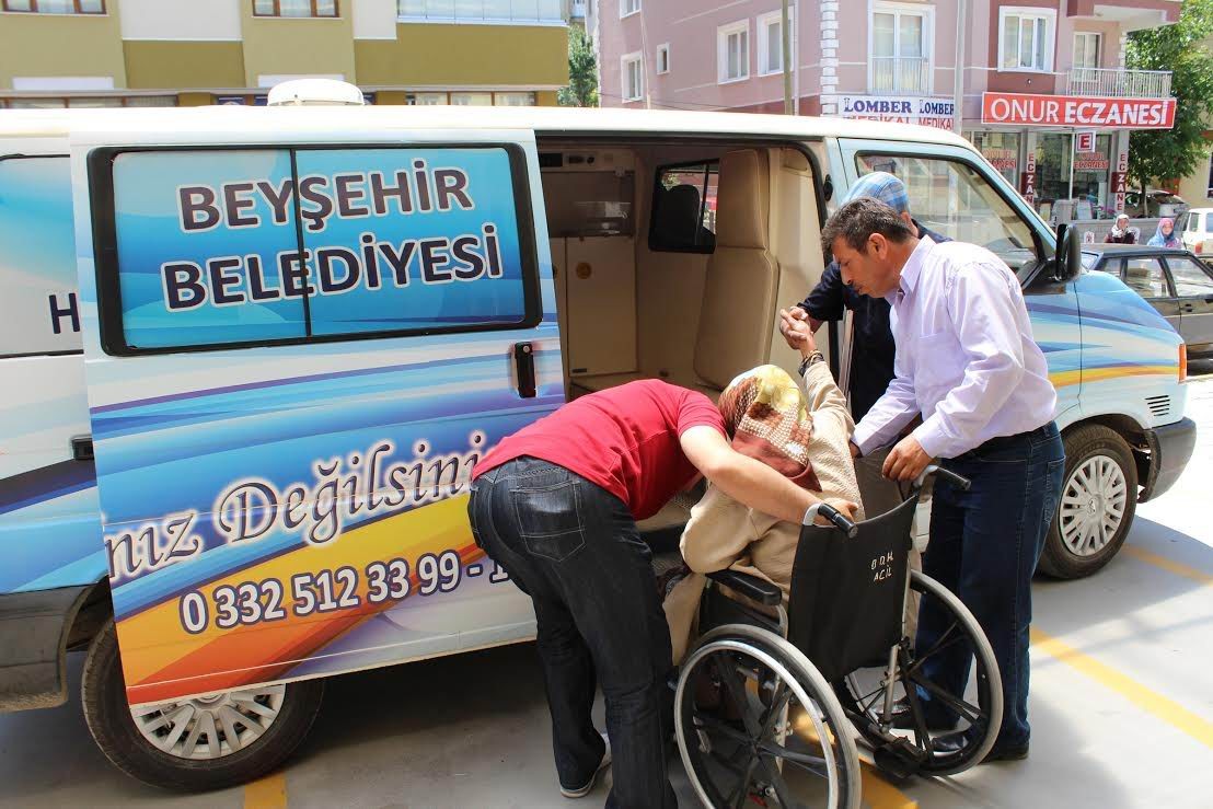 Beyşehir Belediyesinden örnek hizmet
