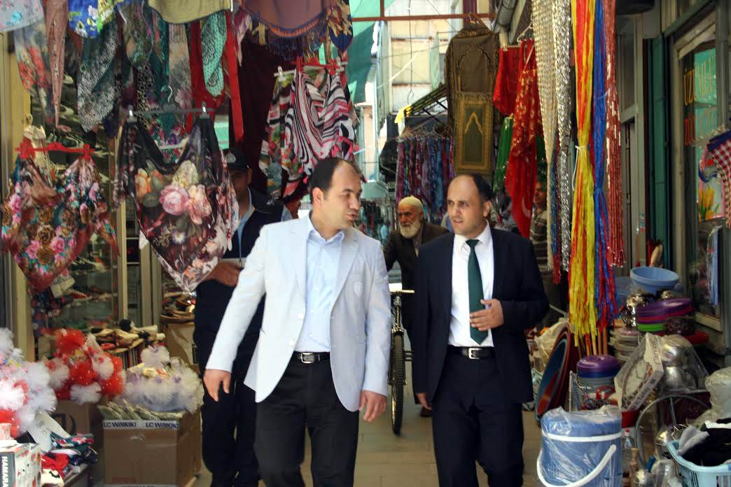 Beyşehirde kaldırım işgaline çözüm