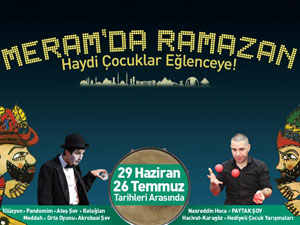 Meram’da ramazan’da etkinlikler düzenlenecek