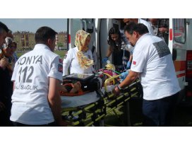 Otomobilin çarptığı çocuk yaralandı