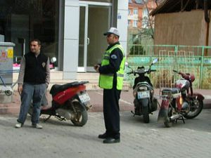 Konya da motosikletlere sıkı denetim