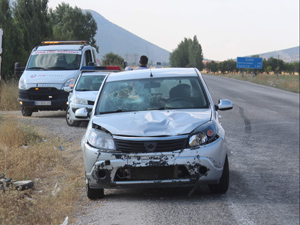 Hüyük’te trafik kazası: 1 yaralı