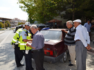 Kulu’da trafik uygulamaları devam ediyor