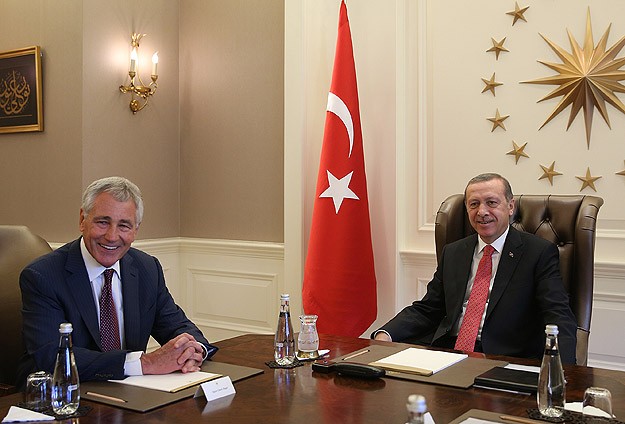 Erdoğan ABD Savunma Bakanını ağırladı