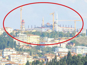 En büyük camii Avrupa’dan göründü