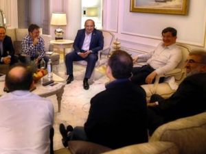 Başbakan Davutoğlunun haberi aldığı an
