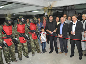 Seydişehir’de paintball oyun sahası açıldı
