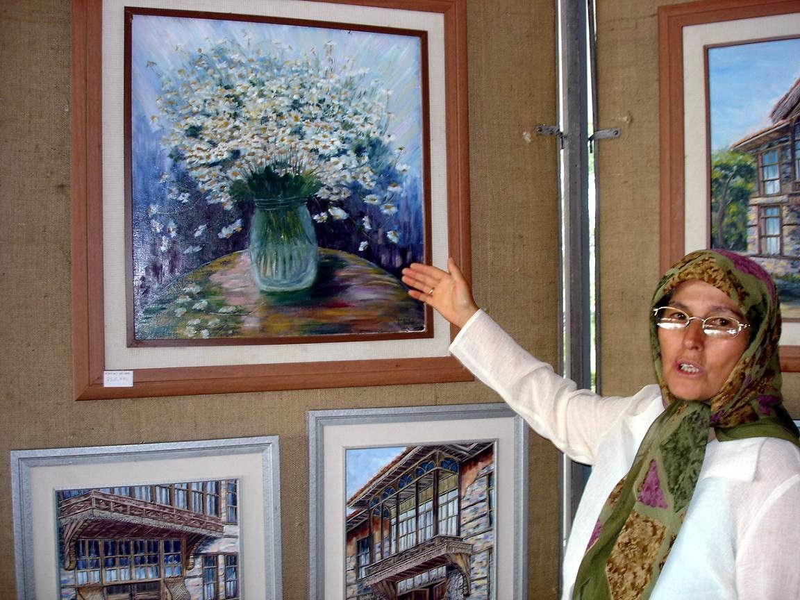 Seydişehirli Fatma Kırdar’dan Mardin’de resim sergisi