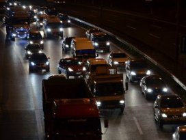 TEM otoyolunda bayram öncesi yoğunluk