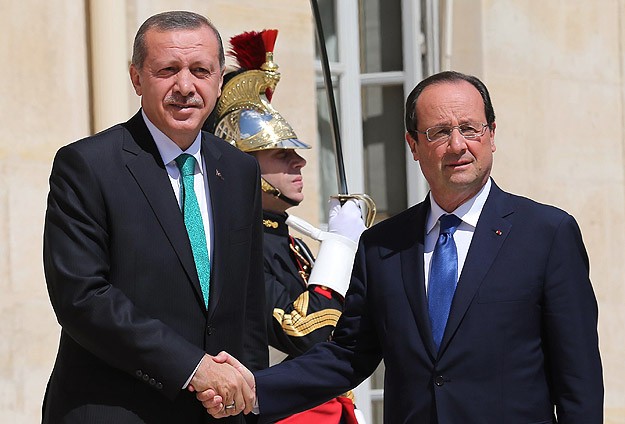 Cumhurbaşkanı Erdoğan Hollande ile görüştü