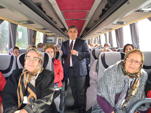 Ereğli’de kültür gezisi yolcuları uğurladı