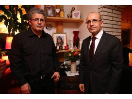Bakan Şimşekten taziye ziyareti