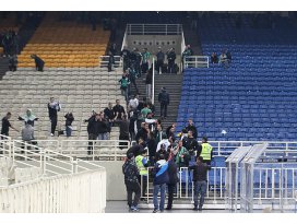 Basketbol maçında bomba ihbarı
