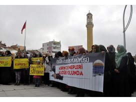 Çorumda Özgür Kudüs yürüyüşü