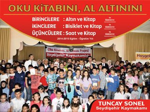 Seydişehir’de “Oku kitabını al altınını” projesi