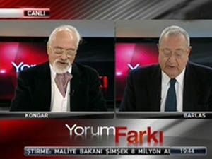 Barlas ve Kongar canlı yayında birbirine girdi