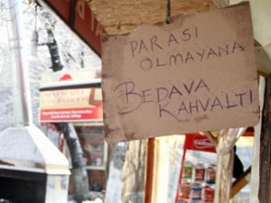 Parası olmayana bedava!