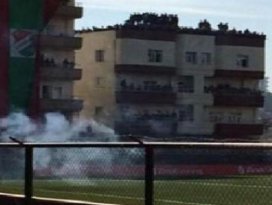 Cizrede Konya kalecisine fişek atıldı!