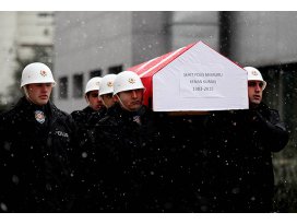 Şehit polis için tören düzenlendi