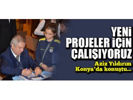 Yeni projeler için çalışıyoruz