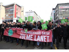 Peygamberimize Saygı Zulme Lanet Yürüyüşü