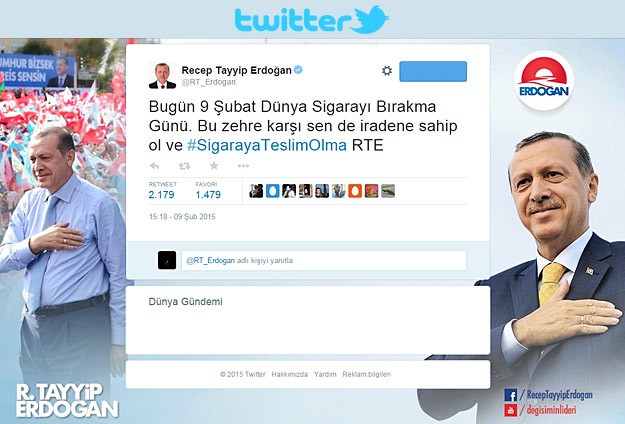 Cumhurbaşkanı Erdoğan ilk tweetini attı