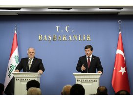 Davutoğlu ile İbadi terörle mücadeleyi görüştü