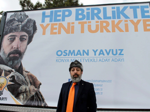 AK Partili aday adayından ilginç afiş