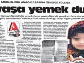 Yemekte Besmeleyi bile hazmedemediler!