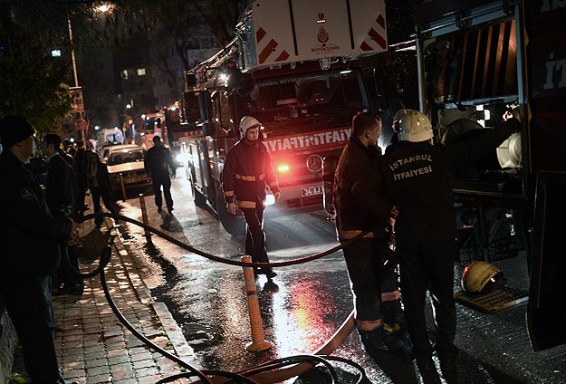 Kadıköyde yangın