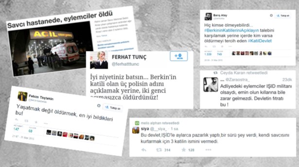 Şehit savcıya değil teröristlere üzüldüler